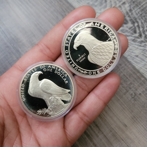 1983-84 Olympic Silver Dollar Proofs - Picture 5 of 6